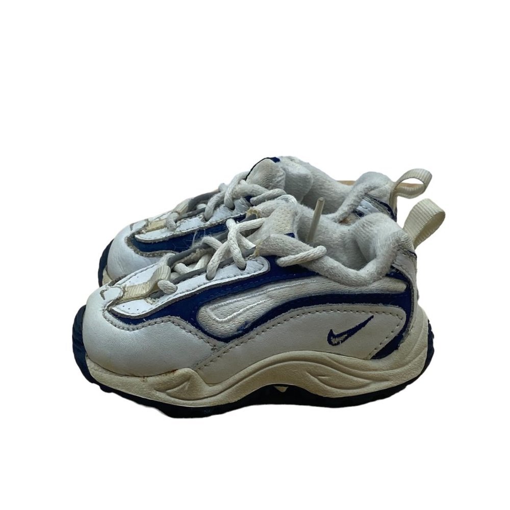 Nike Y2K Sneakers Infant Toddler Size 3C White Blue 90s